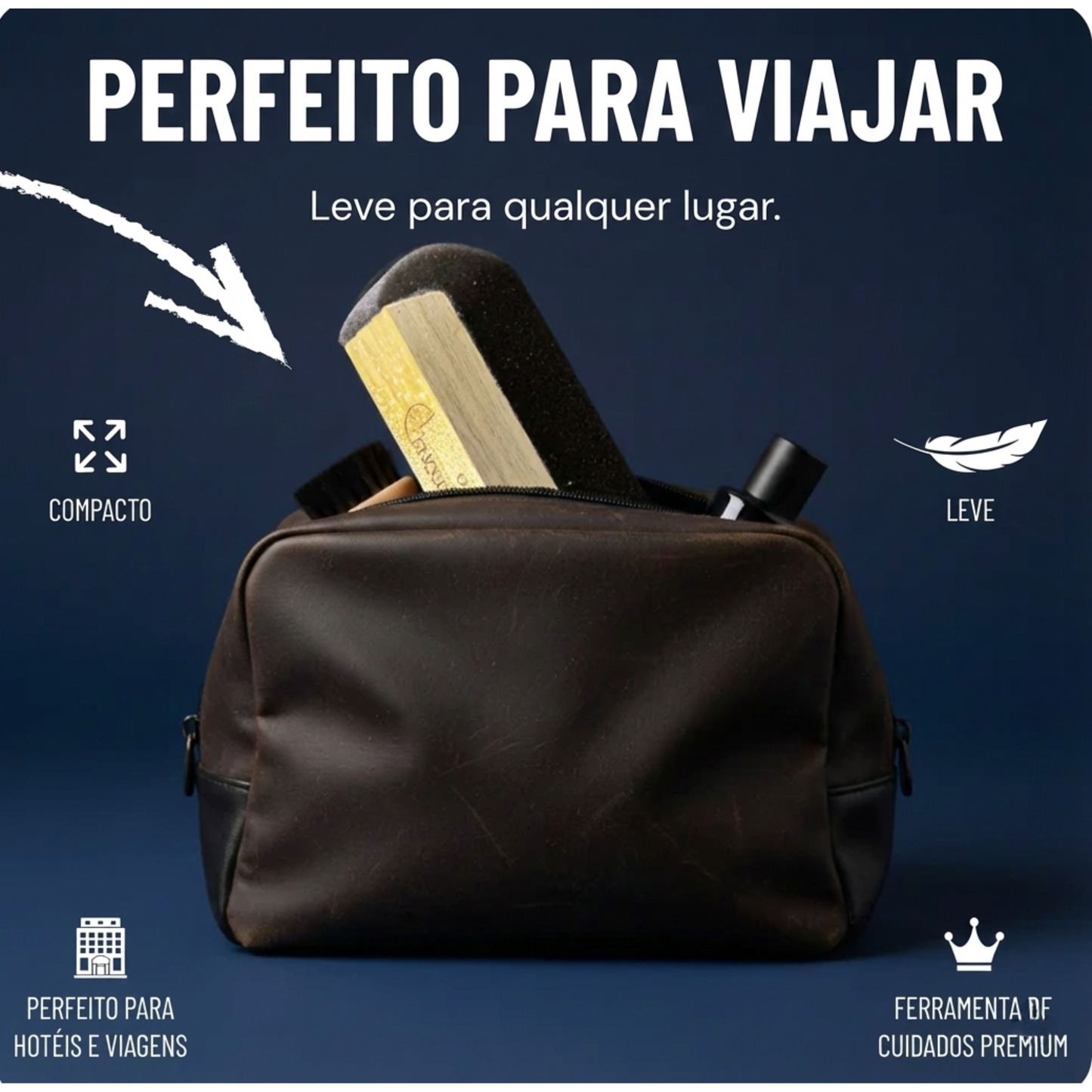 Esponja de barbear de presente