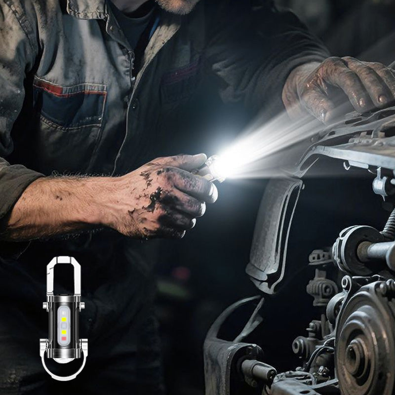 🔦Lanterna de porta-chaves recarregável e luminosa